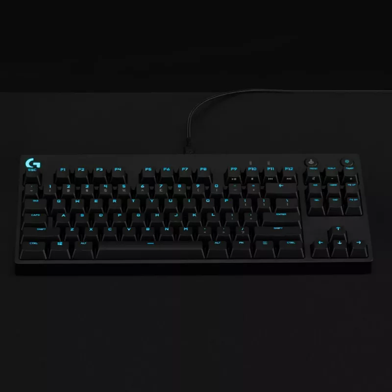 Teclado mecânico gaming LOGITECH G Pro preto Qwerty US/Int'l