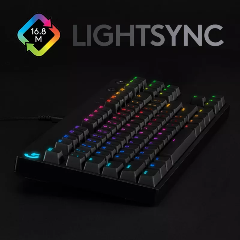 Teclado mecânico gaming LOGITECH G Pro preto Qwerty US/Int'l