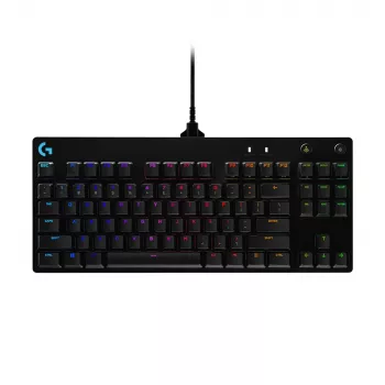 Teclado mecânico gaming LOGITECH G PRO preto Qwertzu alemão
