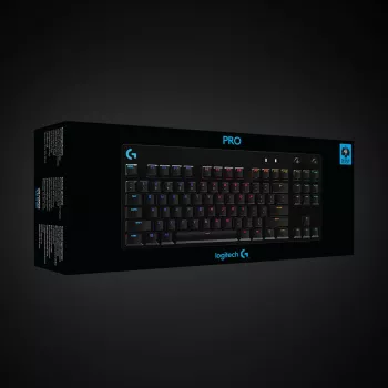 Teclado mecânico gaming LOGITECH G PRO preto Qwertzu alemão