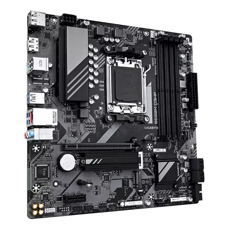 Placa-mãe GIGABYTE B650M D3HP, AMD AM5, Micro ATX