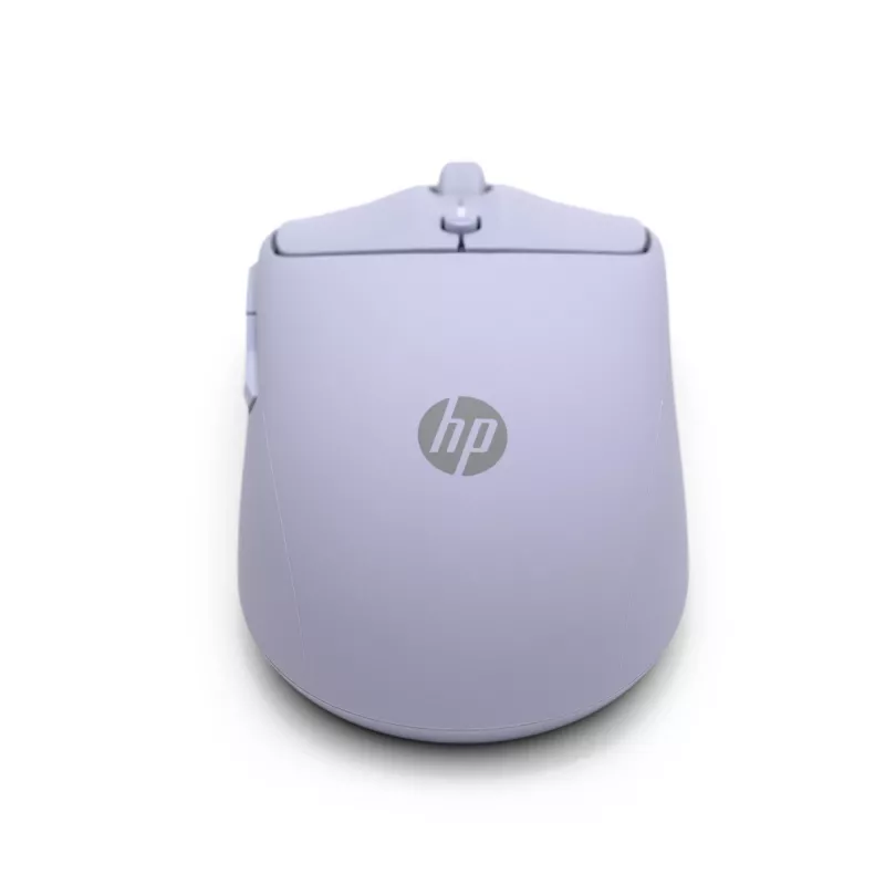 Rato sem fios silencioso HP 400 roxo, ambidestro, RF Wireless + Bluetooth, 6000 DPI, roxo