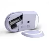 Rato sem fios silencioso HP 400 roxo, ambidestro, RF Wireless + Bluetooth, 6000 DPI, roxo
