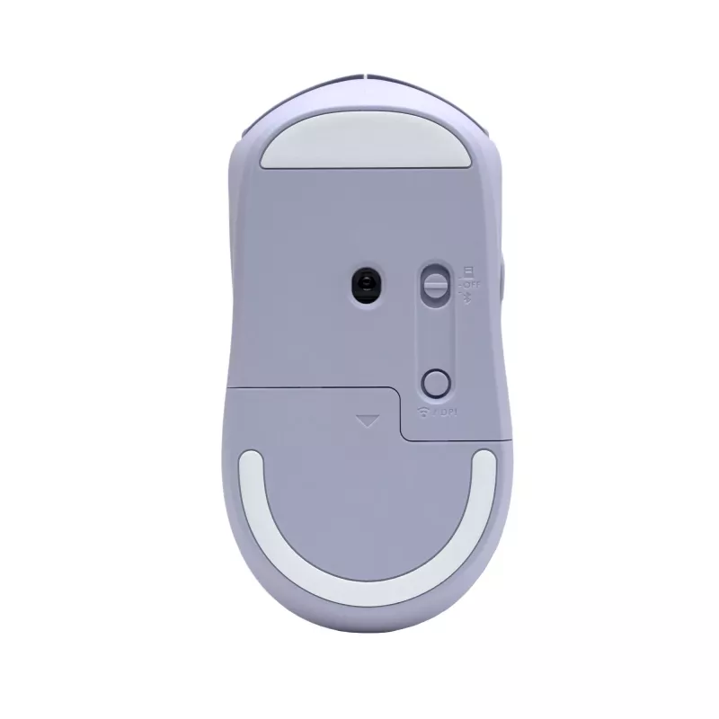 Rato sem fios silencioso HP 400 roxo, ambidestro, RF Wireless + Bluetooth, 6000 DPI, roxo