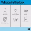 Rato HP Z3700 Dual Silver, ambidestro, RF Wireless + Bluetooth, prateado