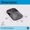 Rato HP Z3700 Dual Silver, ambidestro, RF Wireless + Bluetooth, prateado