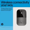 Rato HP Z3700 Dual Silver, ambidestro, RF Wireless + Bluetooth, prateado