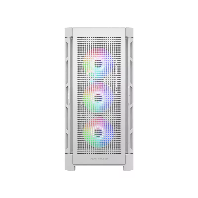 Caixa midi-tower COUGAR Duoface Pro ARGB, branco, midi-tower, PC, branco, ATX, EATX, micro ATX, Mini-ITX, SSI CEB, metal, nylon, vidro temperado, multi