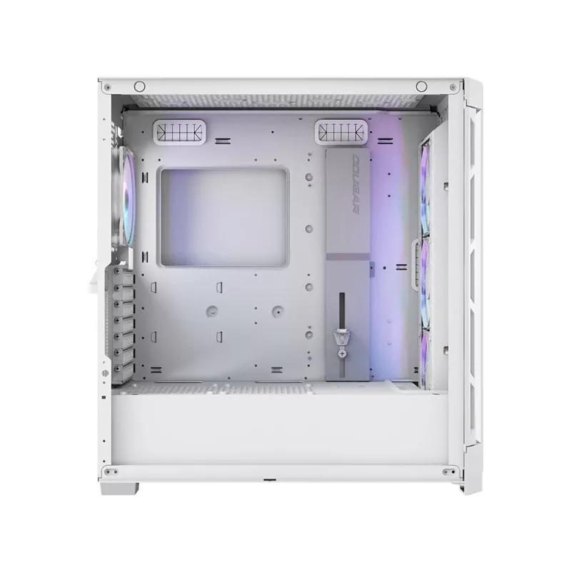Caixa midi-tower COUGAR Duoface Pro ARGB, branco, midi-tower, PC, branco, ATX, EATX, micro ATX, Mini-ITX, SSI CEB, metal, nylon, vidro temperado, multi