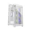 Caixa midi-tower COUGAR Duoface Pro ARGB, branco, midi-tower, PC, branco, ATX, EATX, micro ATX, Mini-ITX, SSI CEB, metal, nylon, vidro temperado, multi