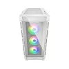 Caixa midi-tower COUGAR Duoface Pro ARGB, branco, midi-tower, PC, branco, ATX, EATX, micro ATX, Mini-ITX, SSI CEB, metal, nylon, vidro temperado, multi
