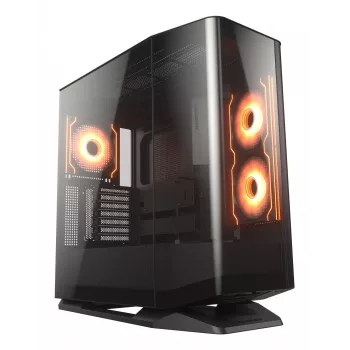 Caixa de computador COUGAR FV270 ARGB Midi-Tower preto