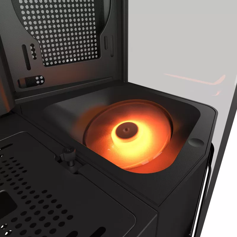 Caixa de computador COUGAR FV270 ARGB Midi-Tower preto