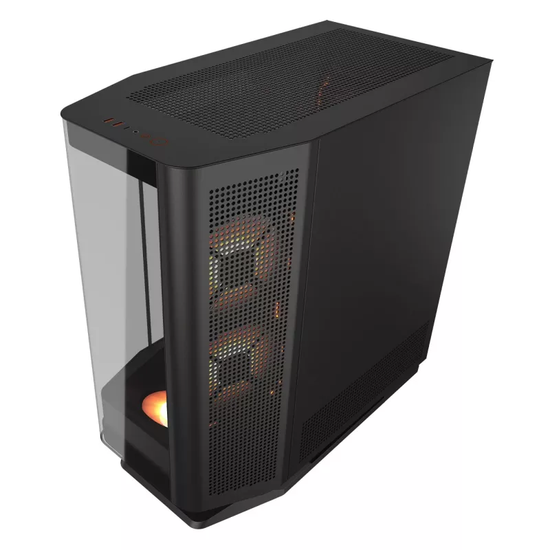Caixa de computador COUGAR FV270 ARGB Midi-Tower preto