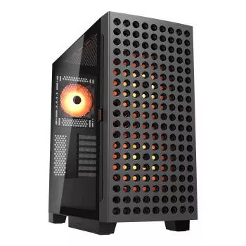 Caixa midi-tower COUGAR, Airface ECO, ARGB, preto
