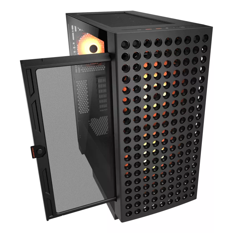 Caixa midi-tower COUGAR, Airface ECO, ARGB, preto