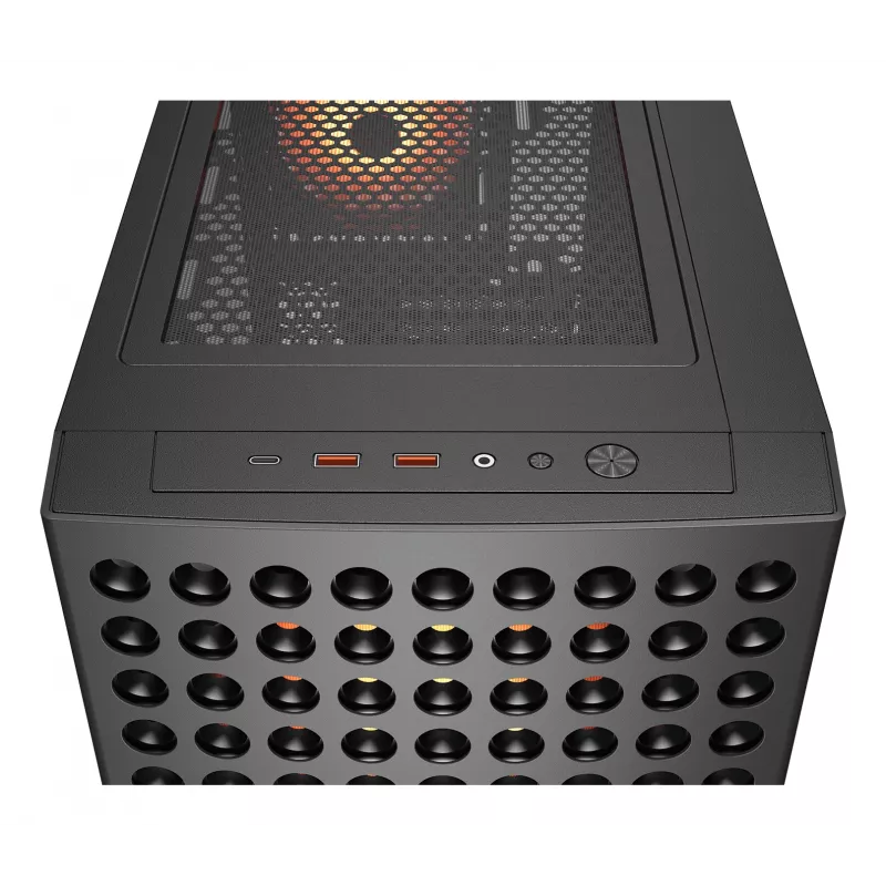 Caixa midi-tower COUGAR, Airface ECO, ARGB, preto