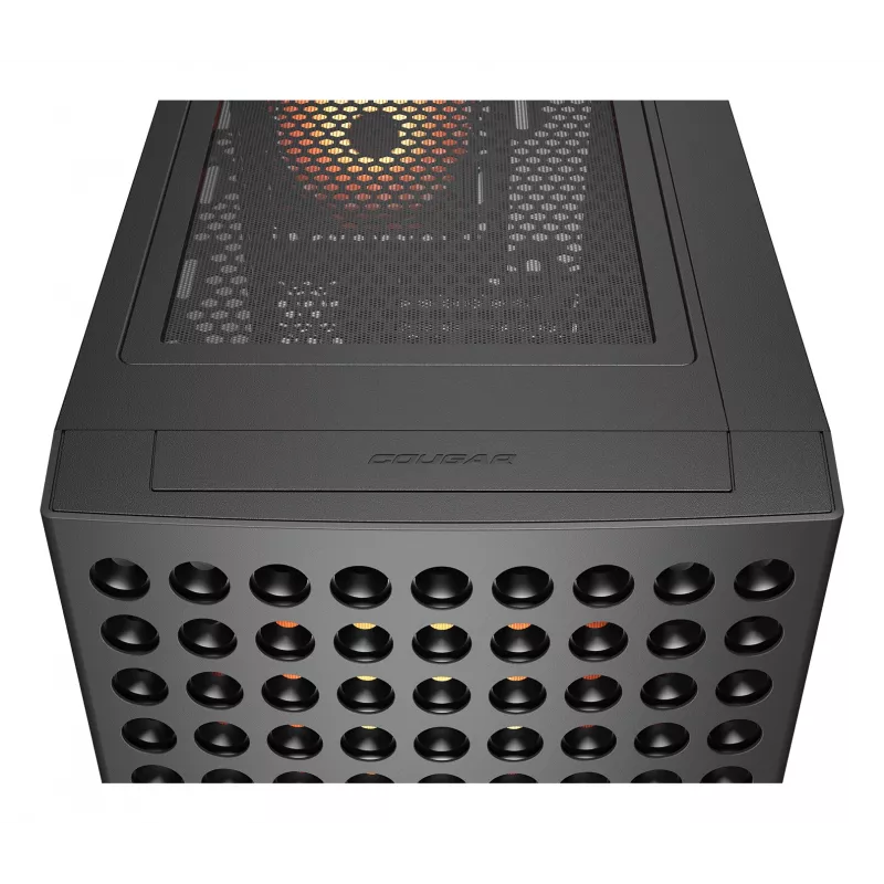 Caixa midi-tower COUGAR, Airface ECO, ARGB, preto
