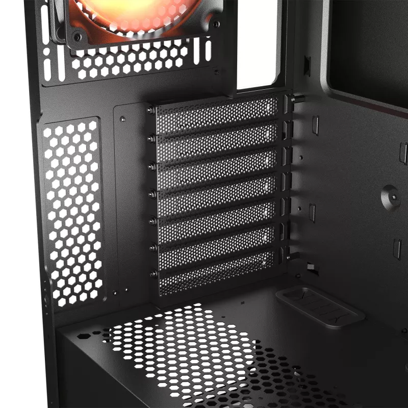 Caixa midi-tower COUGAR, Airface ECO, ARGB, preto
