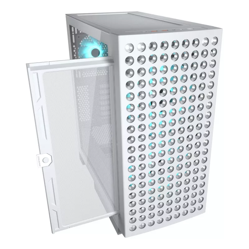 Caixa midi-tower COUGAR, Airface ECO, ARGB, branco
