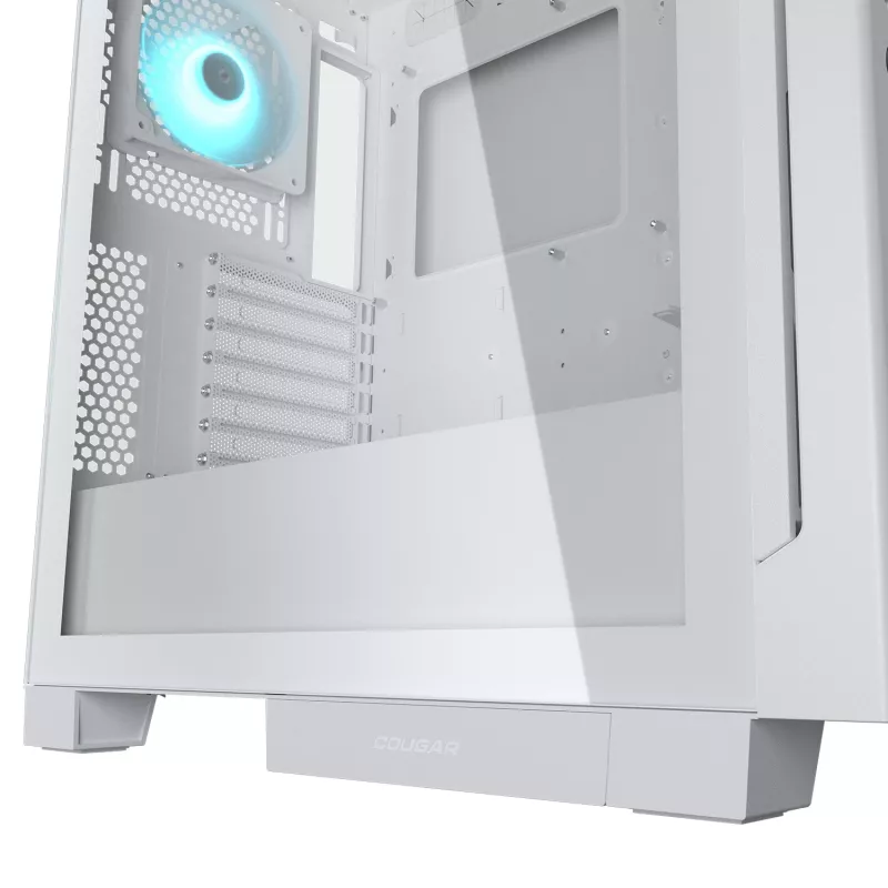 Caixa midi-tower COUGAR, Airface ECO, ARGB, branco
