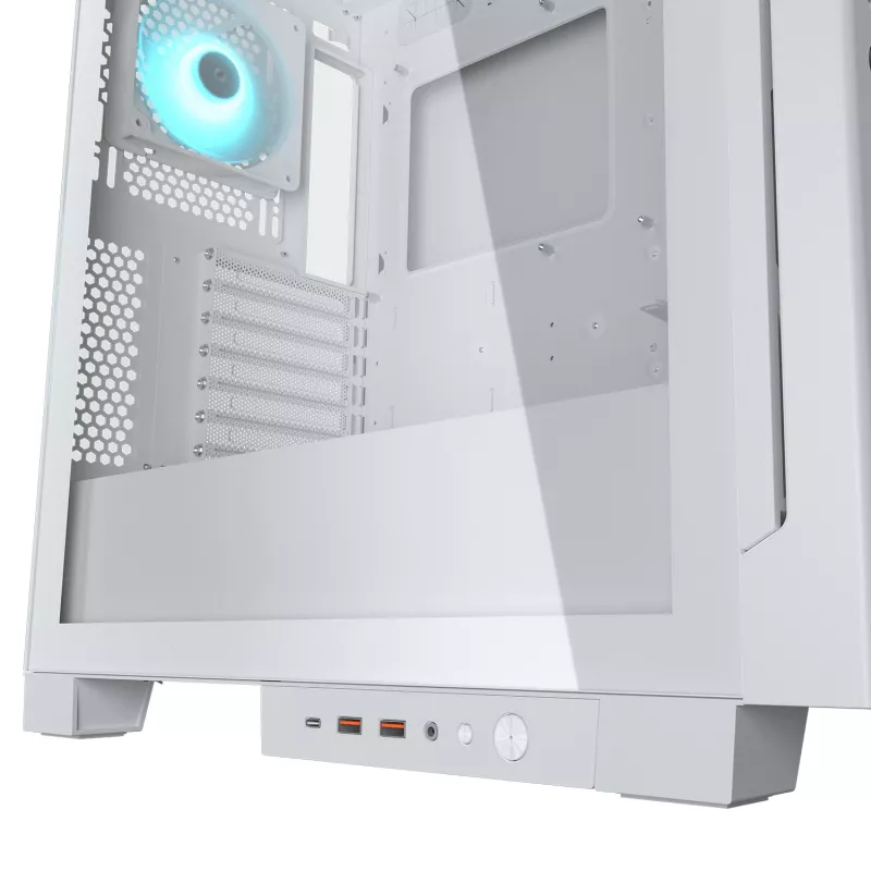 Caixa midi-tower COUGAR, Airface ECO, ARGB, branco