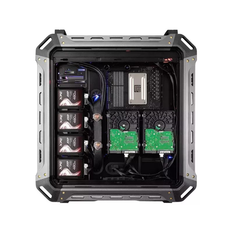 Full Tower COUGAR Gaming Panzer Max-G preto ventoinha 120 140 mm