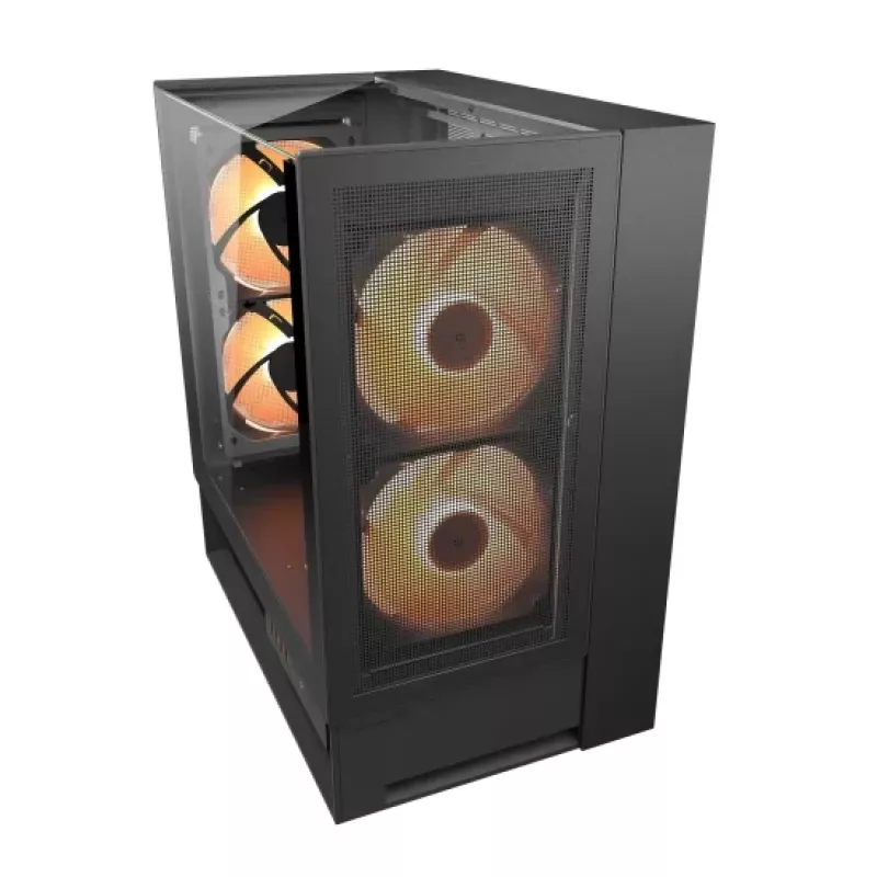 Caixa Midi-Tower COUGAR OmnyX, ARGB, preto