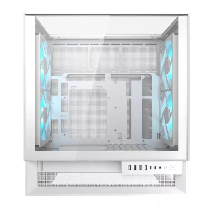 Caixa Midi-Tower COUGAR OmnyX, ARGB, branco