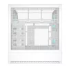Caixa Midi-Tower COUGAR OmnyX, ARGB, branco
