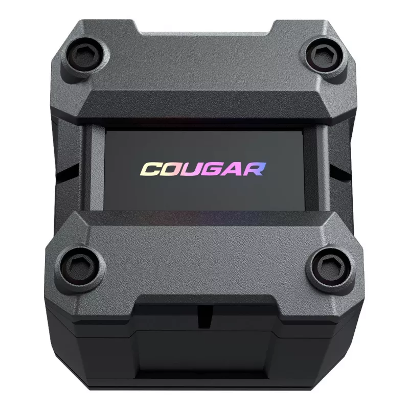 Refrigeração líquida CPU COUGAR Poseidon Ultra 360, ARGB, preto, refrigeração líquida all-in-one, 12 cm, 500 RPM, 2200 RPM, preto