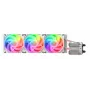 Refrigeração líquida CPU COUGAR Poseidon Ultra 360, ARGB, branco, refrigeração líquida all-in-one, 12 cm, 500 RPM, 2200 RPM, branco