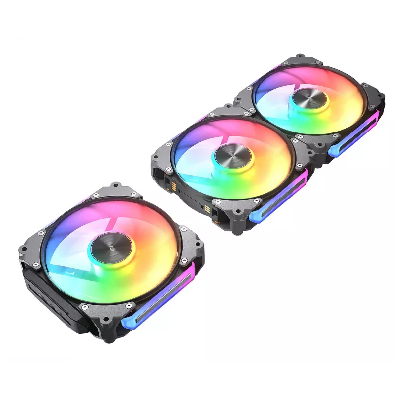 Ventoinha para caixa COUGAR Apolar 120 ARGB, preto (pack de 3)