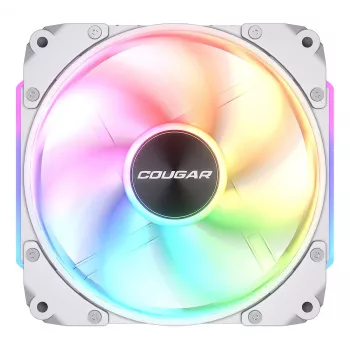 Ventoinha para caixa COUGAR Apolar 120 ARGB, branco (pack de 3), ventoinha, 12 cm, branco