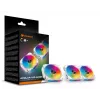 Ventoinha para caixa COUGAR Apolar 120 ARGB, branco (pack de 3), ventoinha, 12 cm, branco