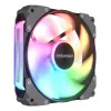 Ventoinha de caixa COUGAR Apolar 120 ARGB Reverse Blade CF-ARB12HB-RGB, 120 x 120 x 28 mm, 37,1 dB, preto
