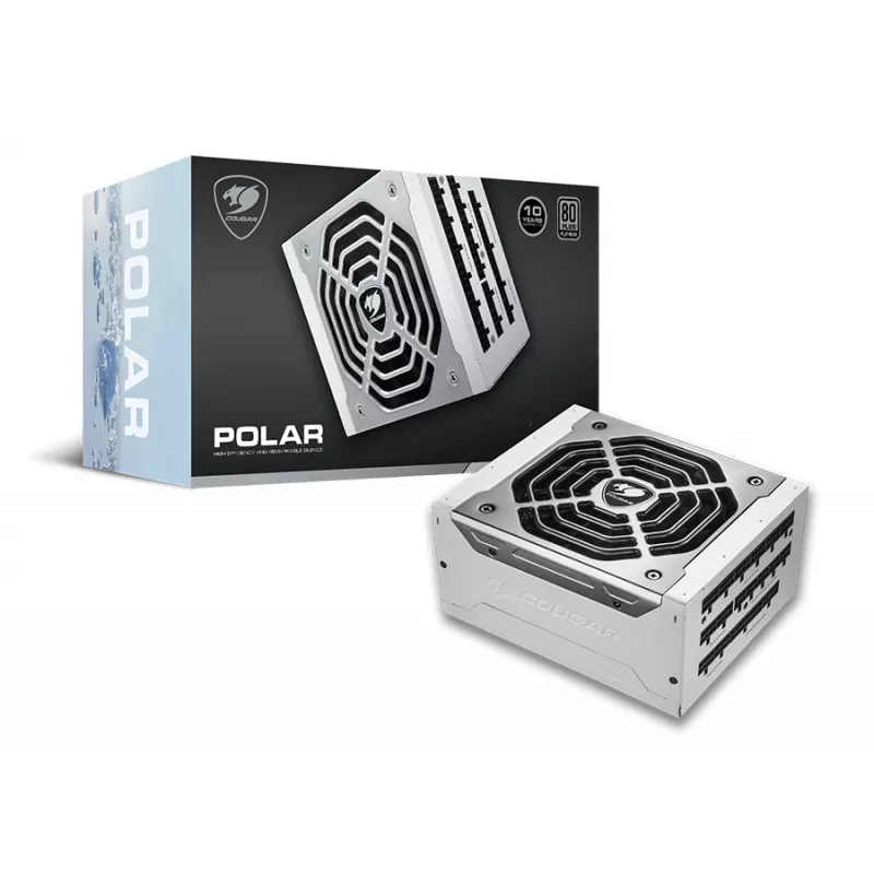 Fonte de alimentação COUGAR Polar 1050W ATX3.1 / 80 Plus Platinum / Modular