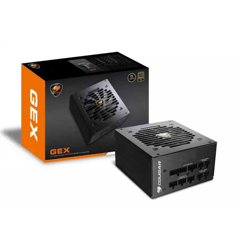 Fonte de alimentação COUGAR GEX 850W ATX3.0 / 80 Plus Gold / Modular