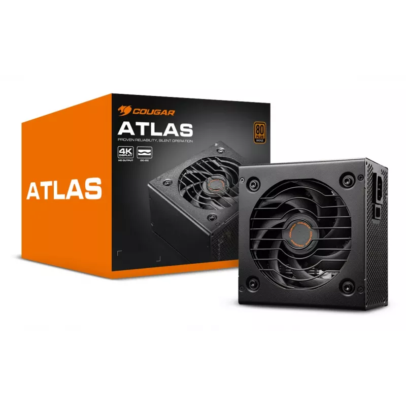 Fonte de alimentação COUGAR ATLAS 750W ATX / 80 Plus Bronze