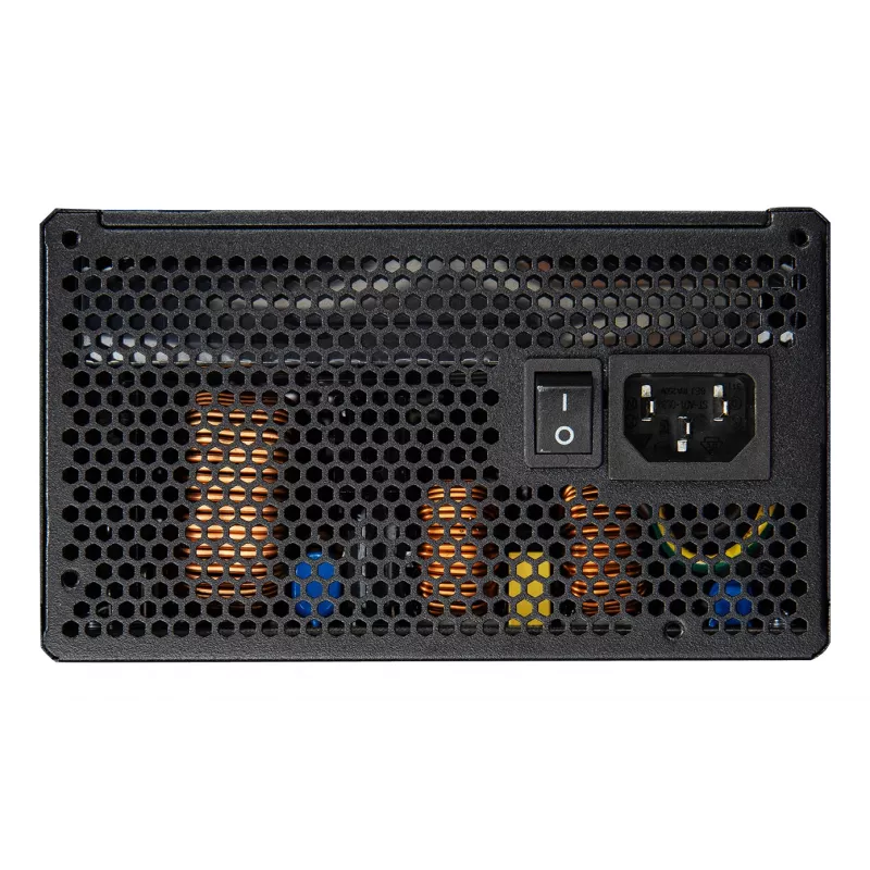 Fonte de alimentação COUGAR GLE 1000W ATX 3.1, 80 PLUS Gold, 100–240 V, 50/60 Hz, ATX de 20+4 pinos, ventoinha de 135 mm, preto