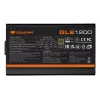 Fonte de alimentação COUGAR GLE 1000W ATX 3.1, 80 PLUS Gold, 100–240 V, 50/60 Hz, ATX de 20+4 pinos, ventoinha de 135 mm, preto