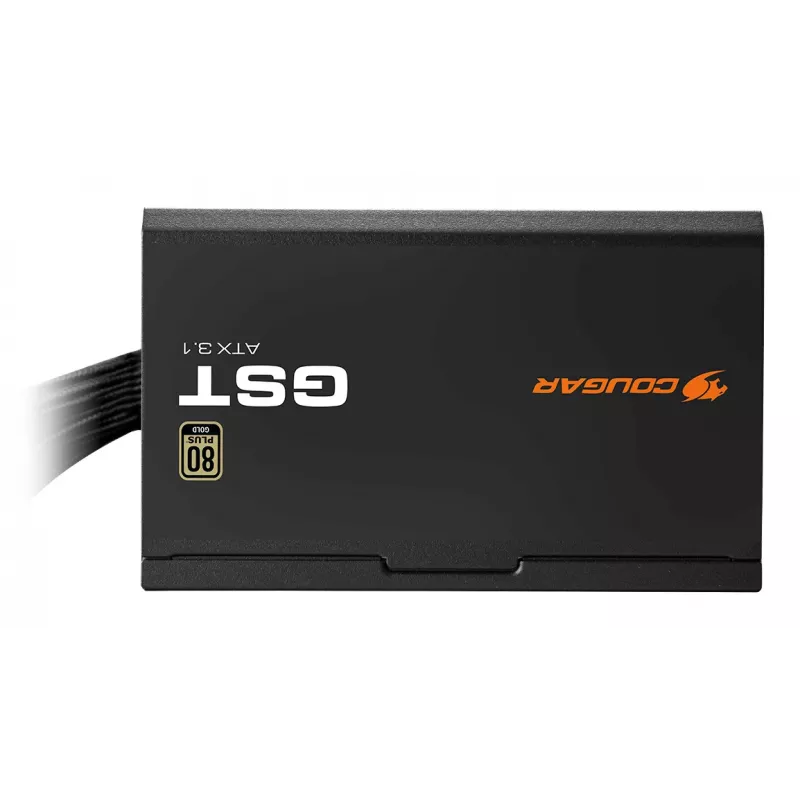 Fonte de alimentação COUGAR GST 750W ATX3.1 / 80 Plus Gold, 750 W, 100 - 240 V, 50/60 Hz, 10 - 5 A, 120 W, 750 W