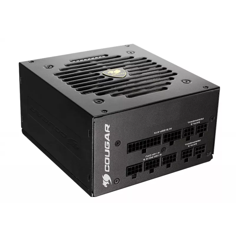Fonte de alimentação COUGAR GEX 750W ATX3.0 / 80 Plus Gold / Modular, 750 W, 100 - 240 V, 50 - 60 Hz, 10 - 5 A, 10 A, 5 A