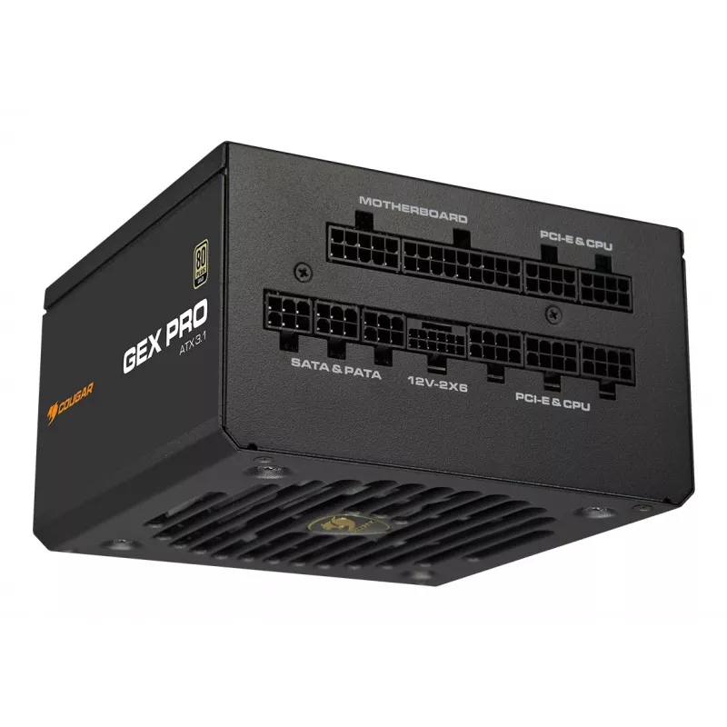 Fonte de alimentação COUGAR GEX PRO 850W ATX3.1 / 80 Plus Gold / Modular