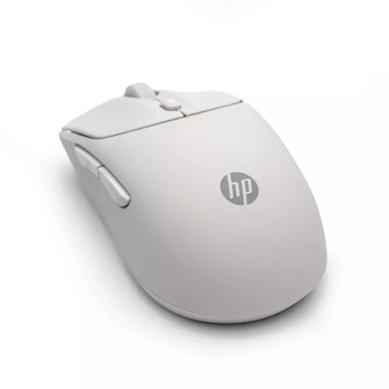 HP 400 Rato sem fios Maple silencioso, ambidestro, RF Wireless + Bluetooth, 6000 DPI, bege