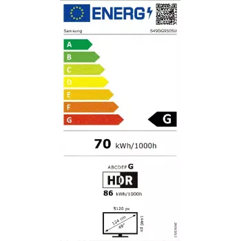 Monitor curvo OLED Dual QHD 49