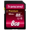 Memória flash Transcend 8GB SDHC Class 10 UHS-I TS8GSDU1