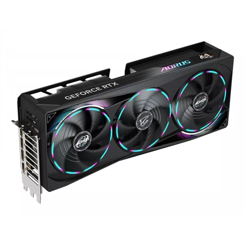 Placa gráfica GIGABYTE AORUS GeForce RTX 5080 MASTER 16G - 16GB GDDR7, 256bit, PCI-E 5.0, 2805MHz Core Clock, 3 x DisplayPort, 1 x HDMI, GV-N5080AORUS M-16GD