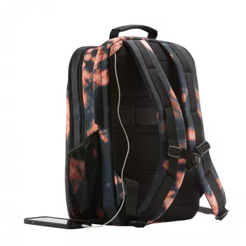 Mochila de lazer HP Campus XL Tie Dye preto poliéster