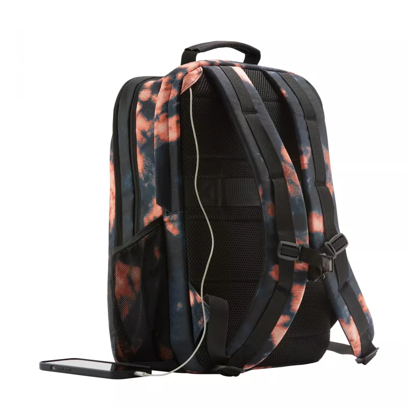 Mochila de lazer HP Campus XL Tie Dye preto poliéster